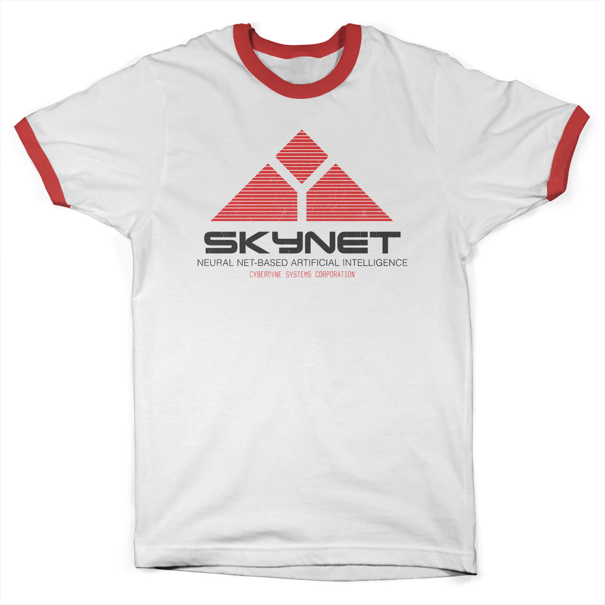 Skynet Washed Vintage Ringer Tee