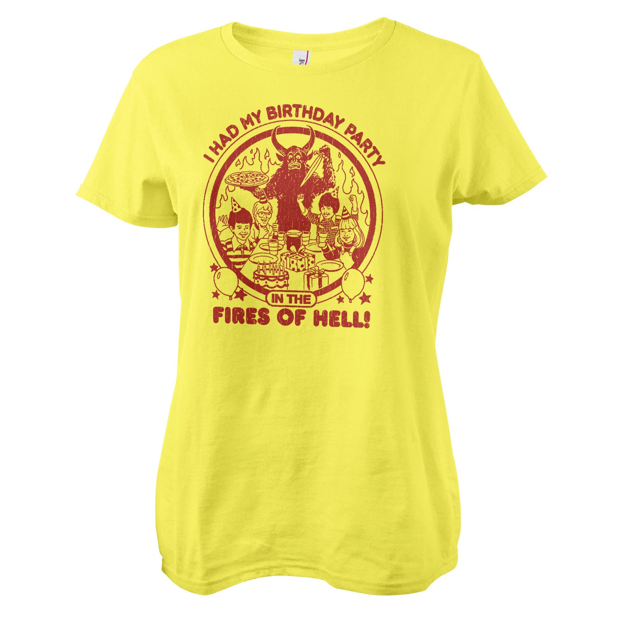 Fires Of Hell Girly Tee