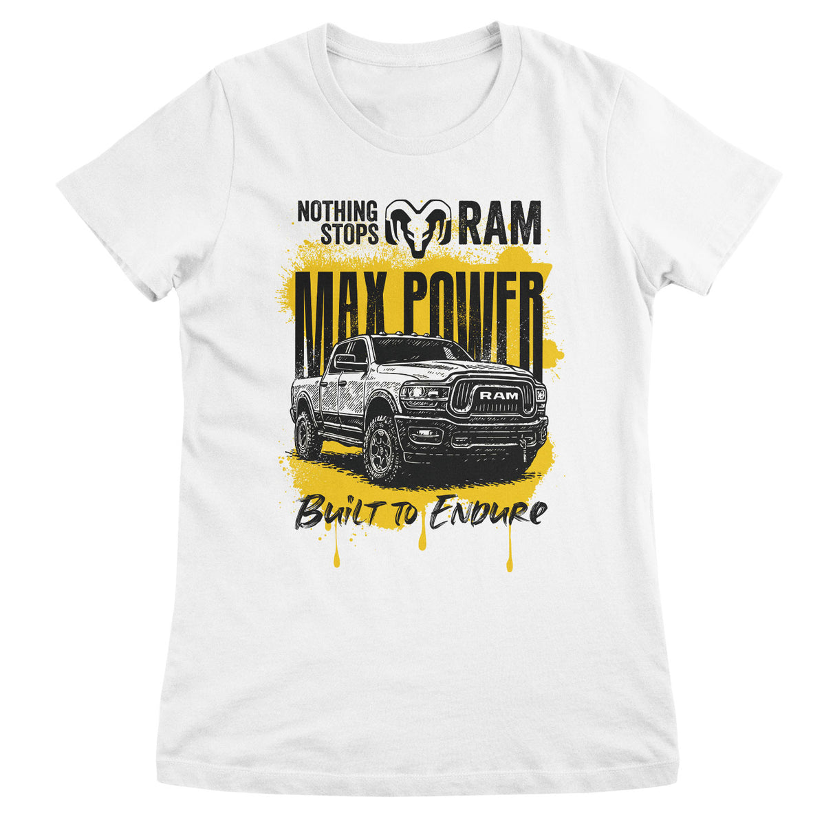 RAM Trucks - Built To Endure Girly Tee