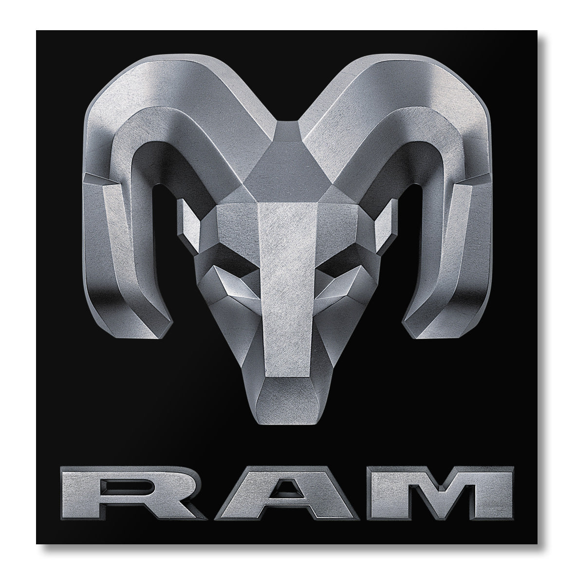 RAM Iron Logo Sticker