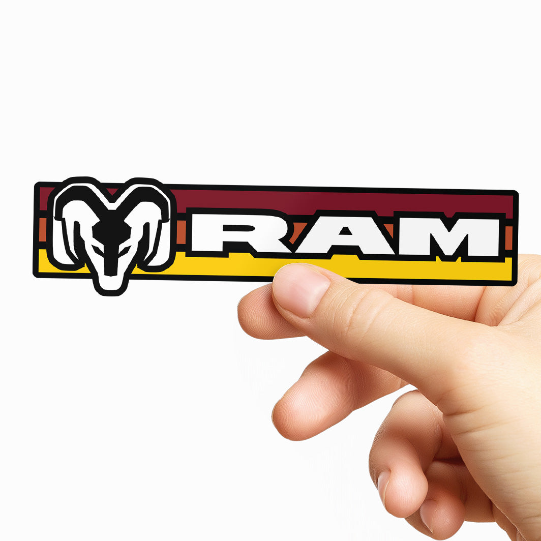RAM Trucks Retro Logo Sticker