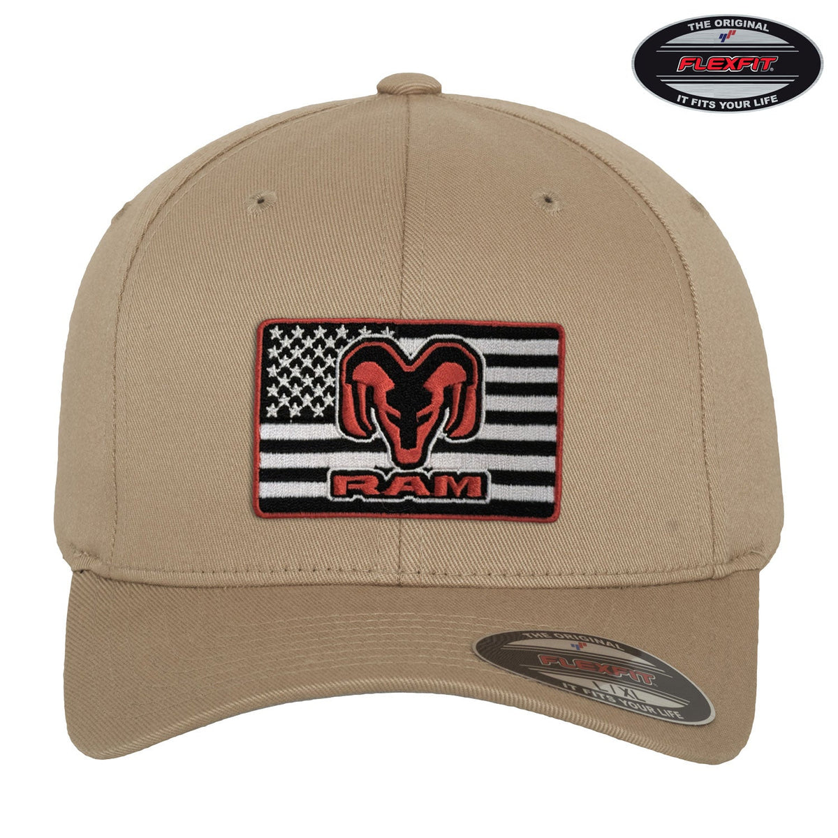 RAM Trucks Flag Patch Baseball Cap