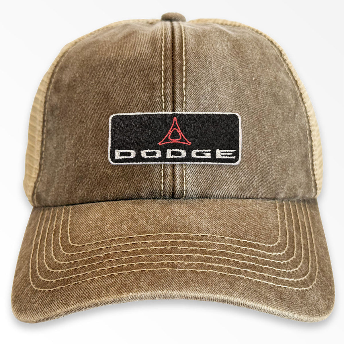 Dodge Logo Patch Vintage Trucker Cap