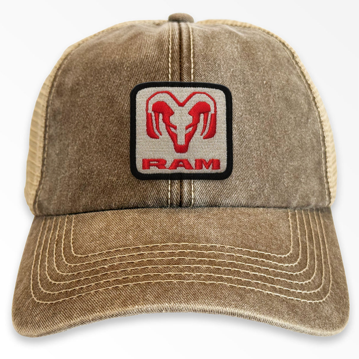 RAM Logo Patch Vintage Trucker Cap