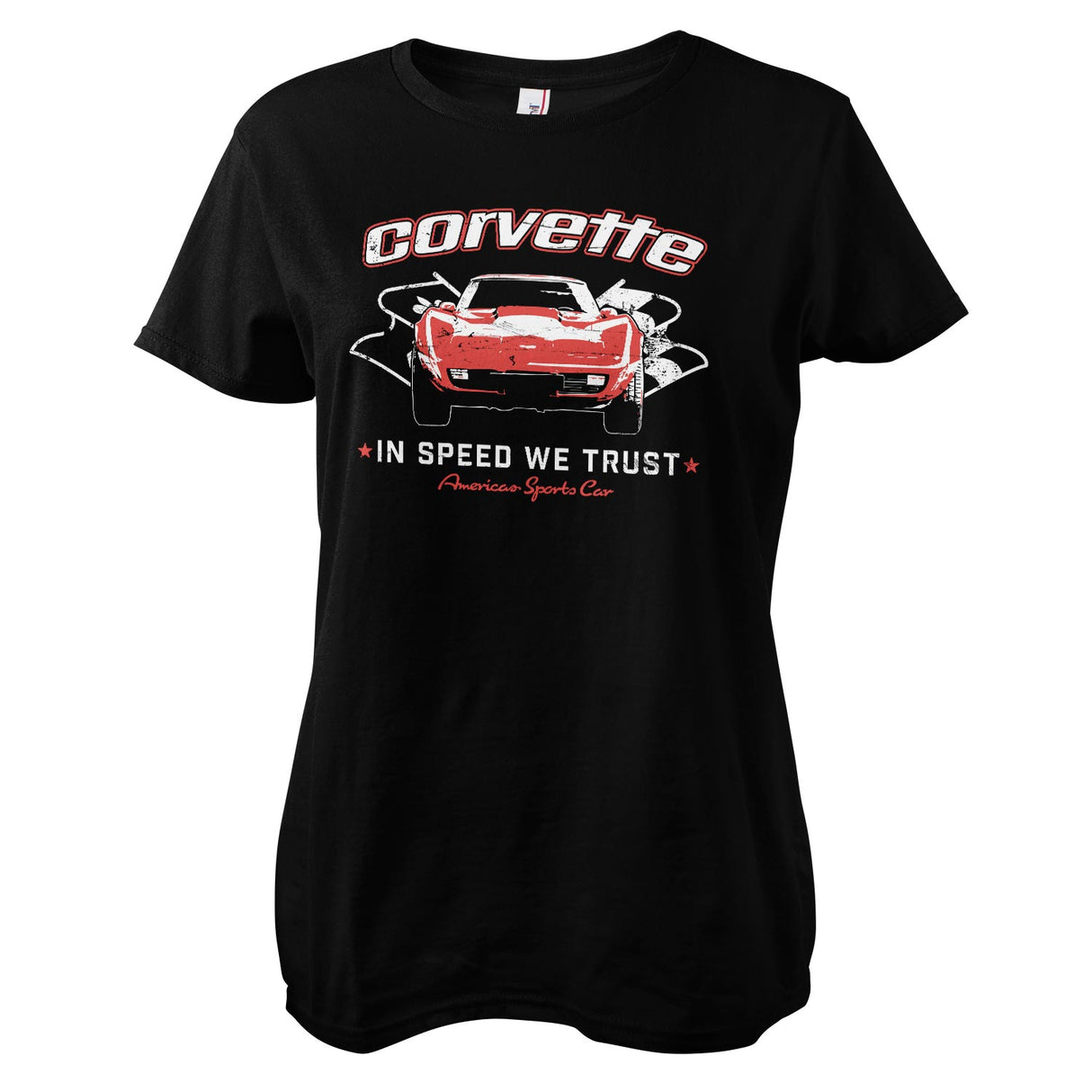 Corvette - In Speed We Trust Girly Tee
