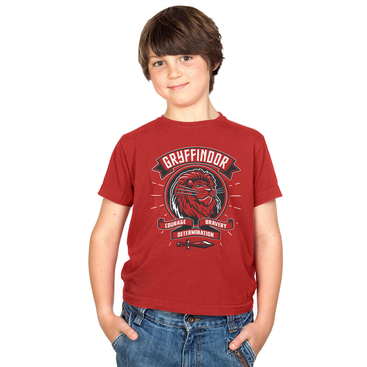 Harry Potter - Gryffindor Patch Kids Tee