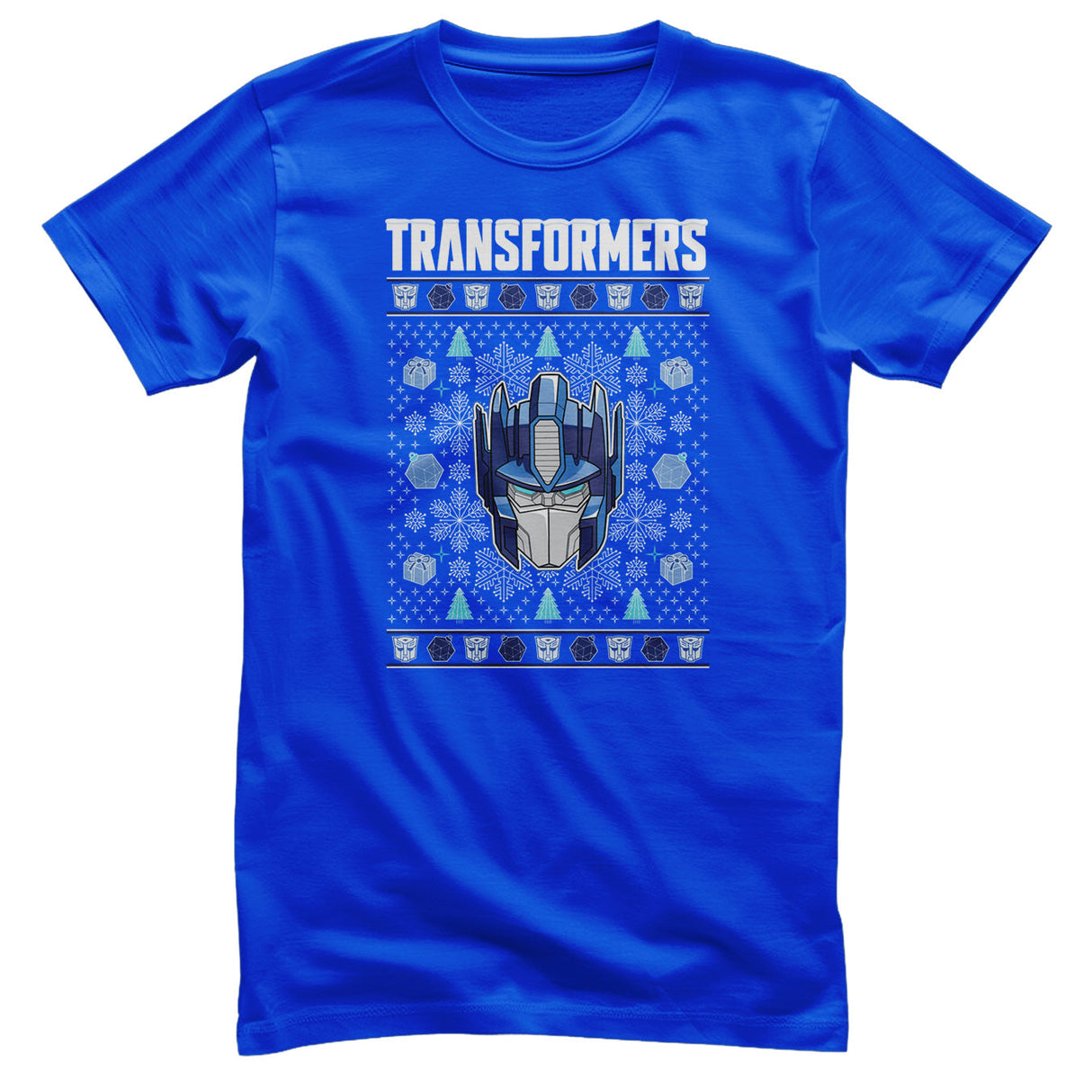 Transformers Christmas Pattern T-Shirt