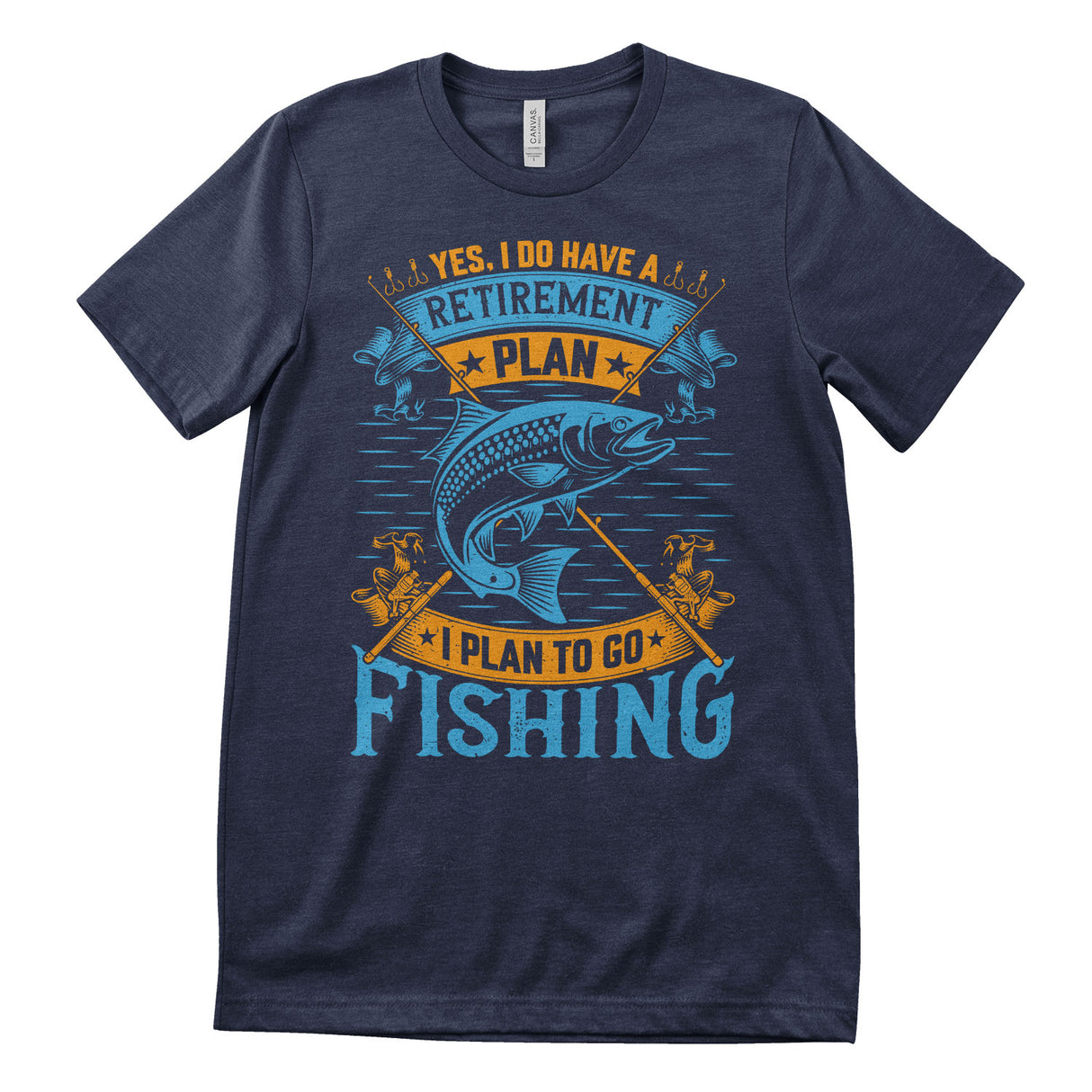 Retirement Plan - Go Fishing T-Shirt