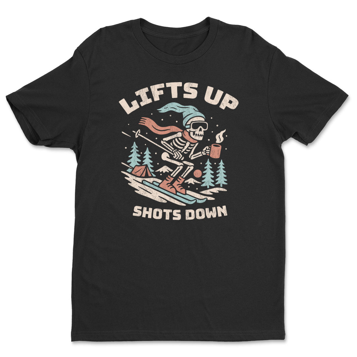 Lifts Up - Shots Down Tee