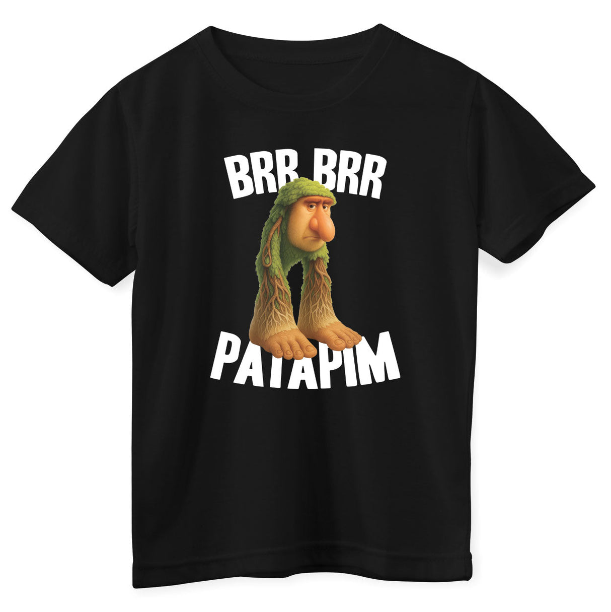 Brainrot Brr Brr Patapim Kids Tee