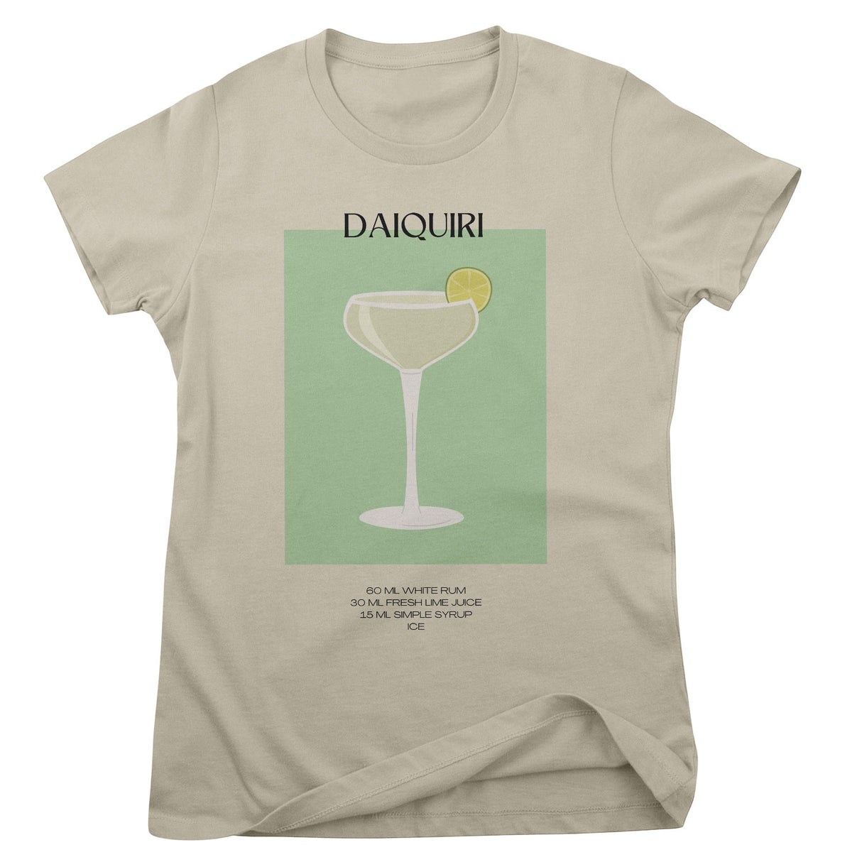 Daiquiri - Coctail Recipe Girly Tee