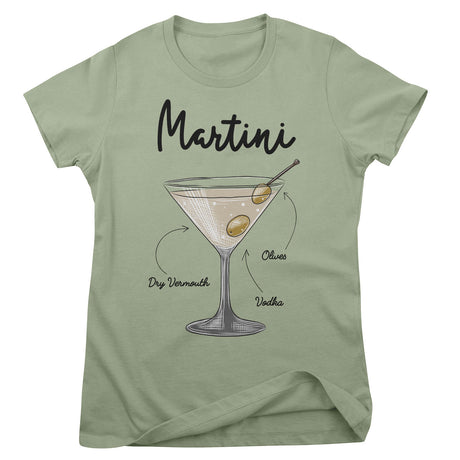 Martini - Ingredients Girly Tee