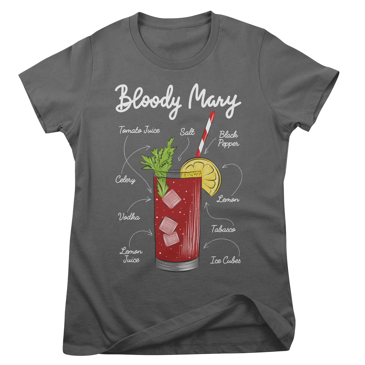 Bloody Mary - Ingredients Girly Tee