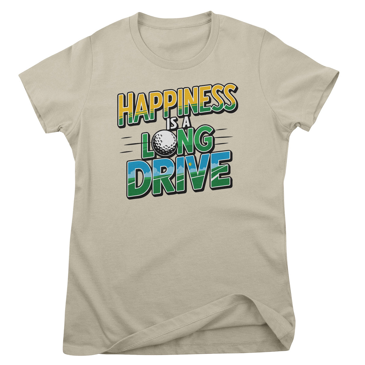 Happines Is A Long Drive Girly Top