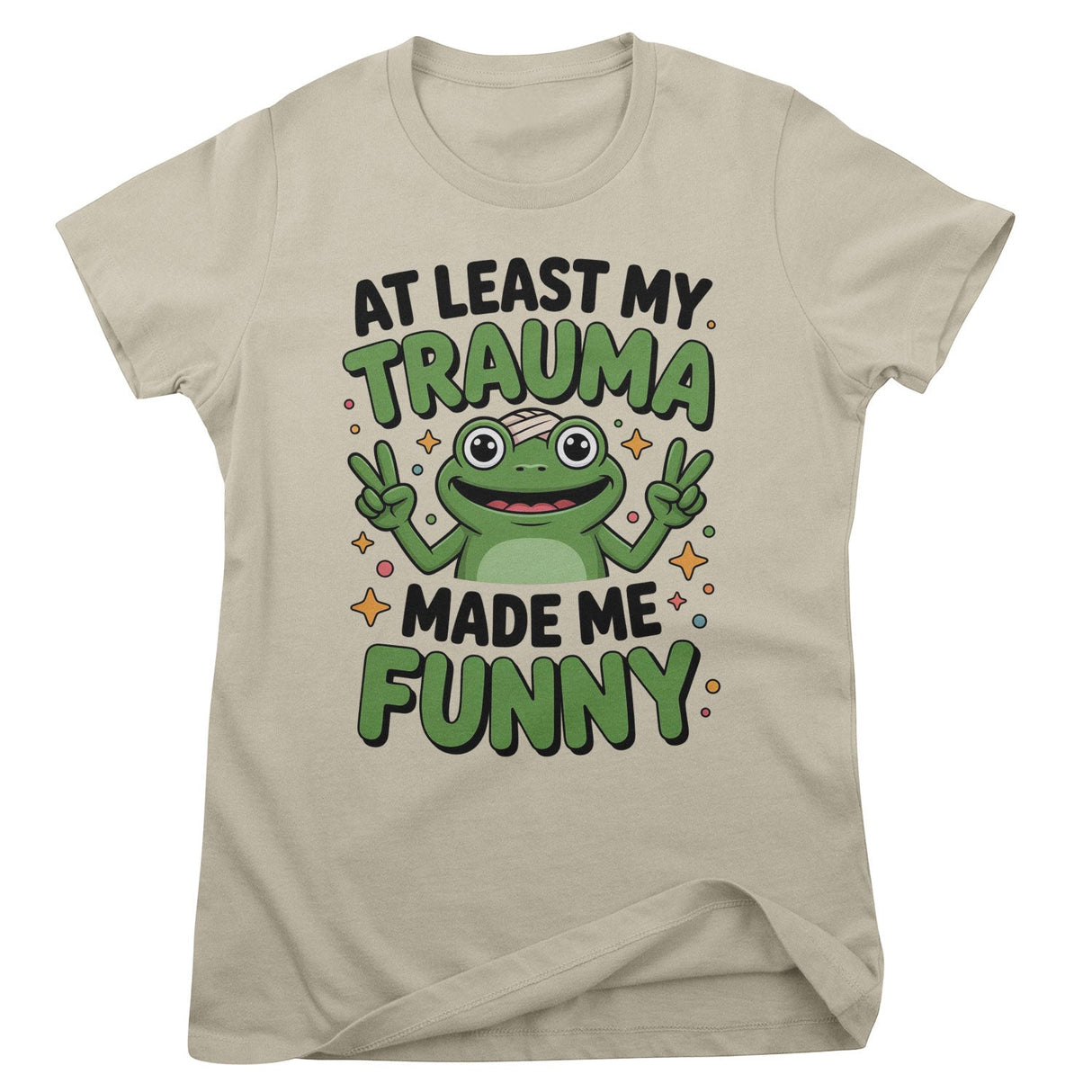 Trauma Made Me Funny Girly Top