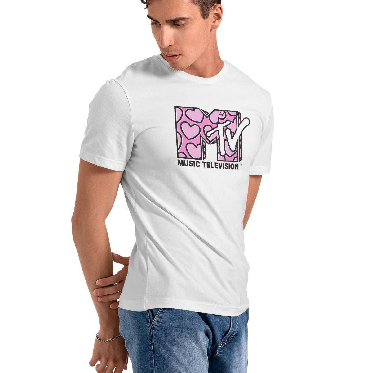 MTV Heart Patter Logo T-Shirt