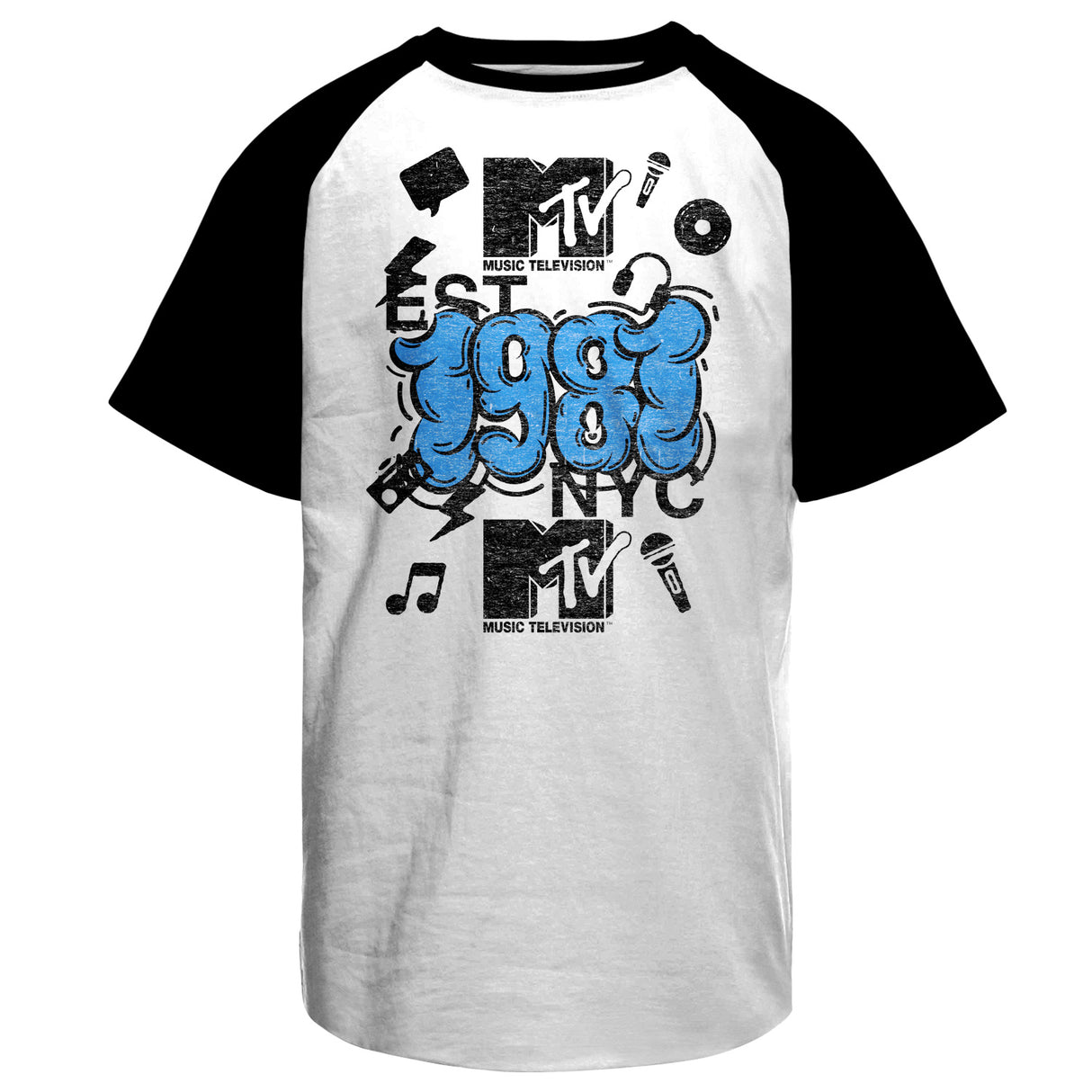MTV - NYC 1981 Baseball T-Shirt