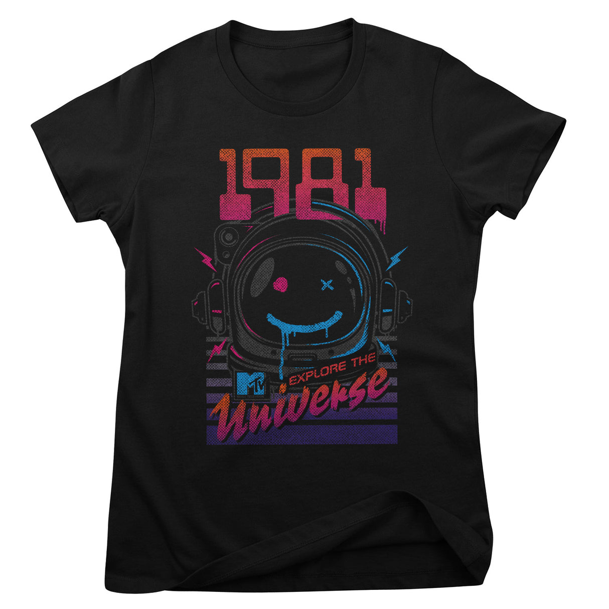 1981 - Explore The Universe Girly Tee