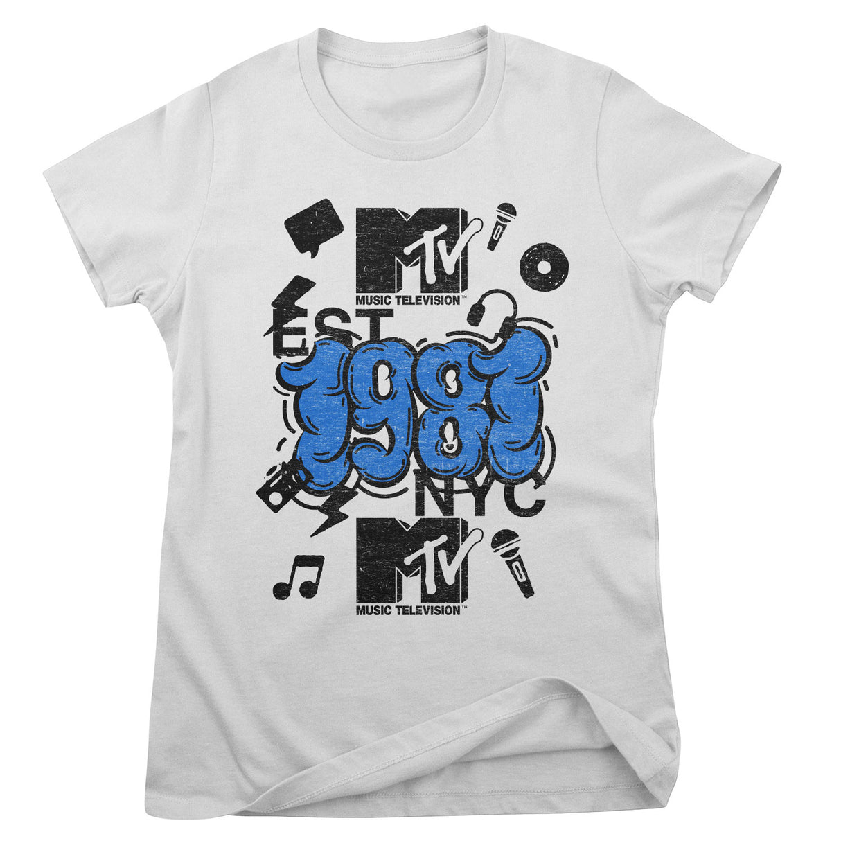 MTV - NYC 1981 Girly Tee