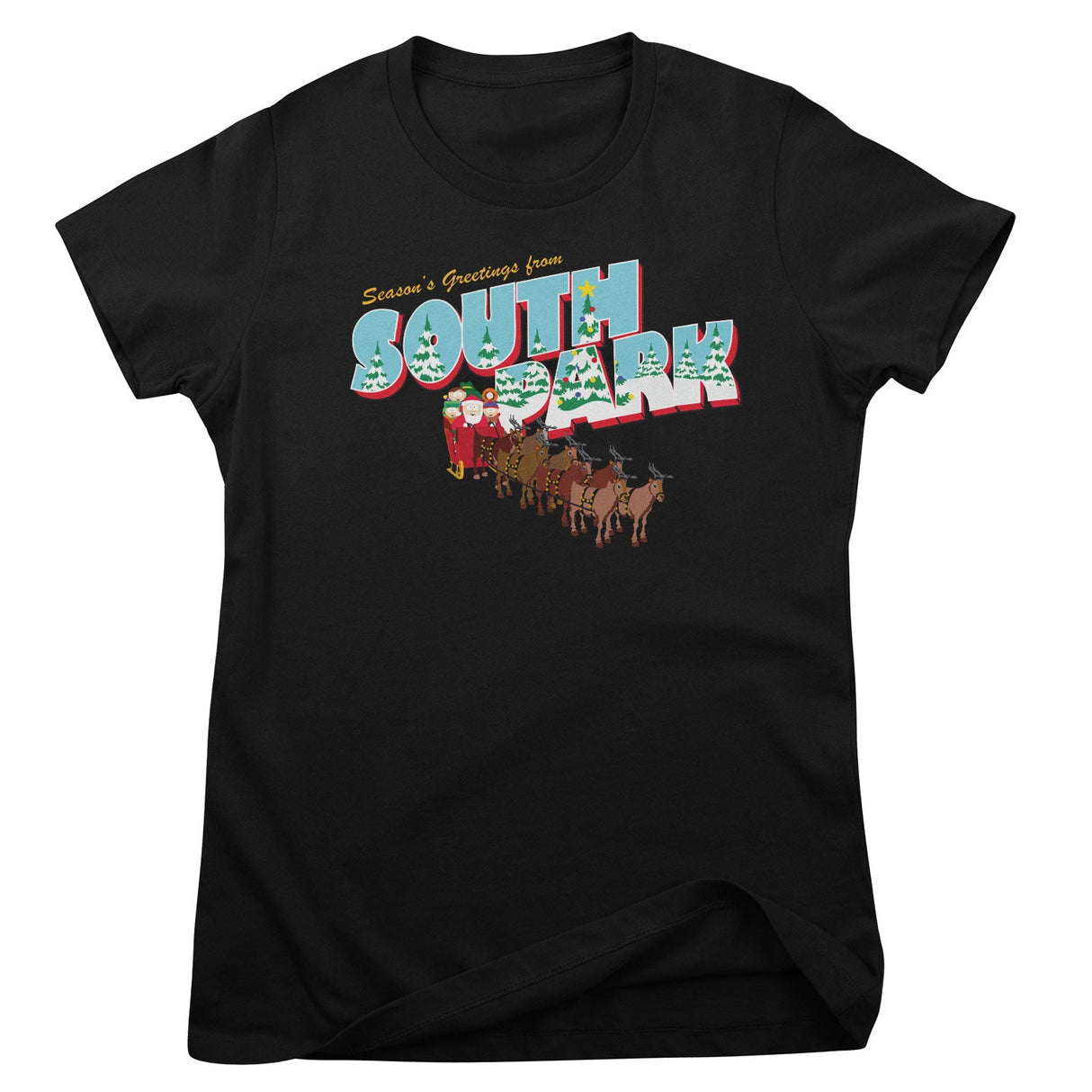 Season's Greetings From South Park Girly Tee