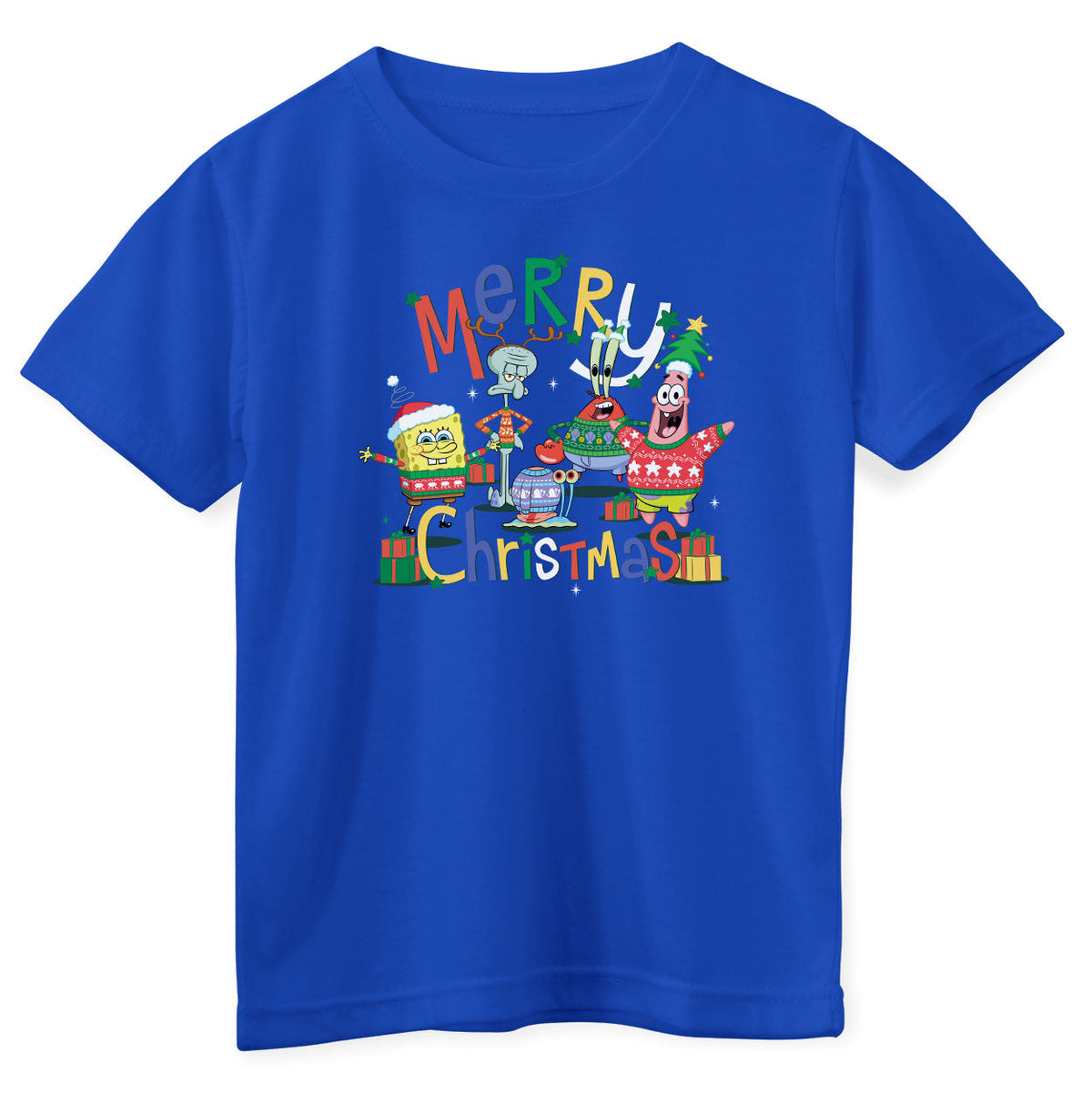 SpongeBob - Merry Christmas Kids Tee
