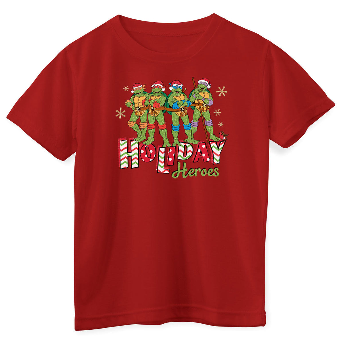 Turtles - Holiday Heroes Kids Tee