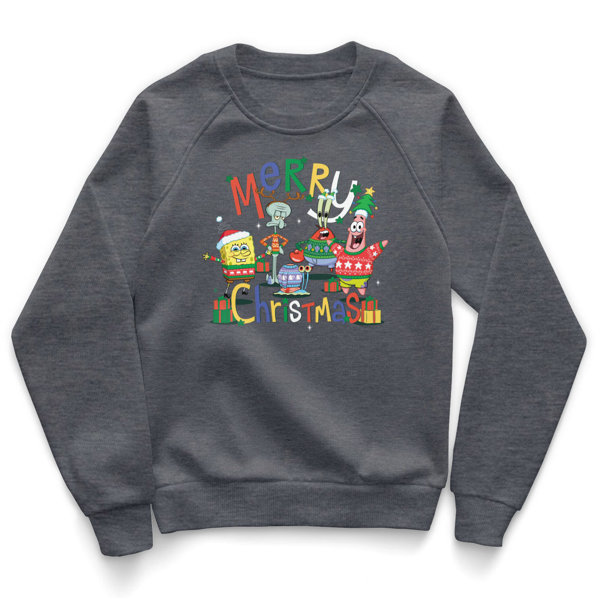SpongeBob - Merry Christmas Kids Sweatshirt