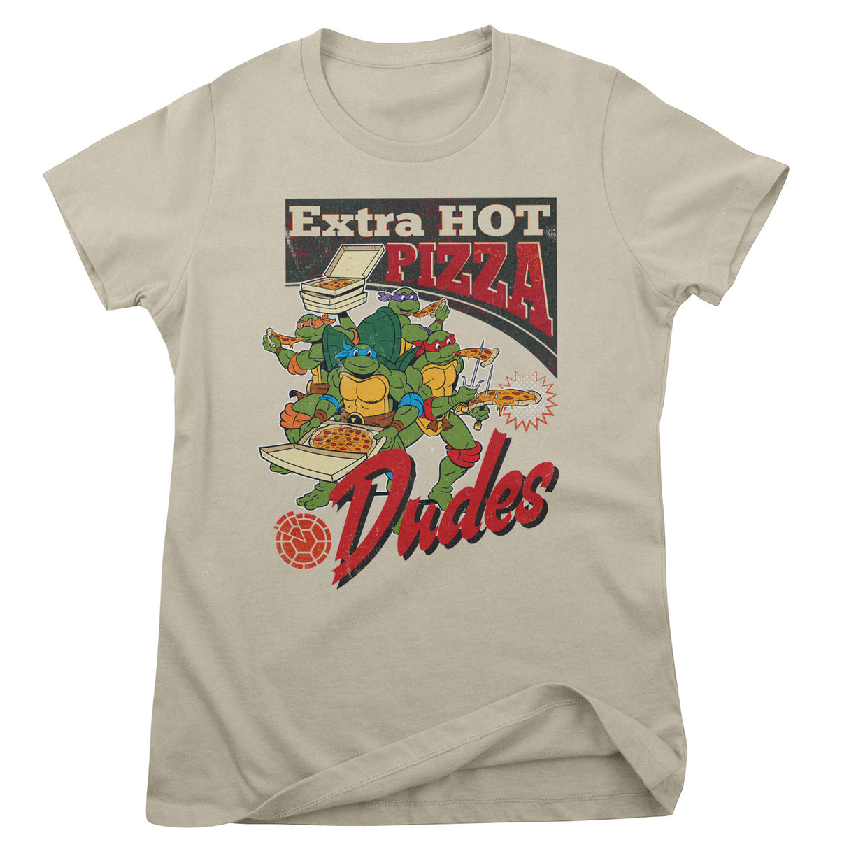 Extra Hot Pizza Dudes Girly Tee