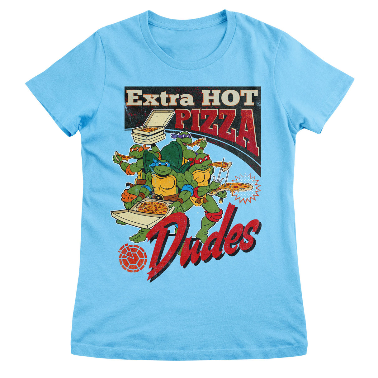 Extra Hot Pizza Dudes Girly Tee