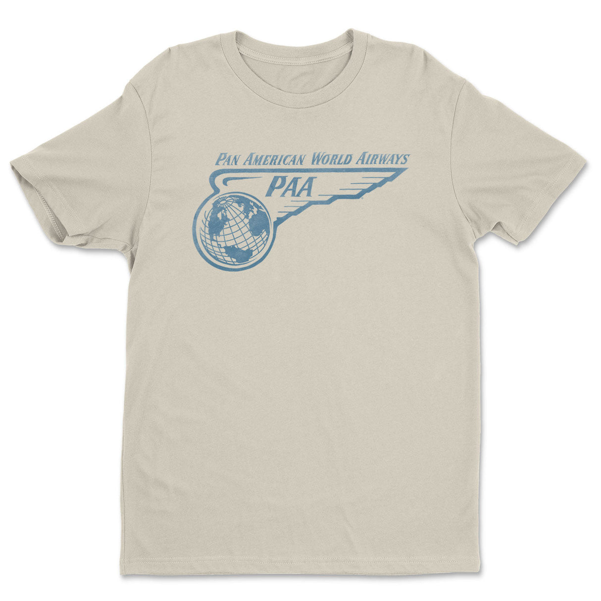 Pan American World Airlines Washed Logo T-Shirt