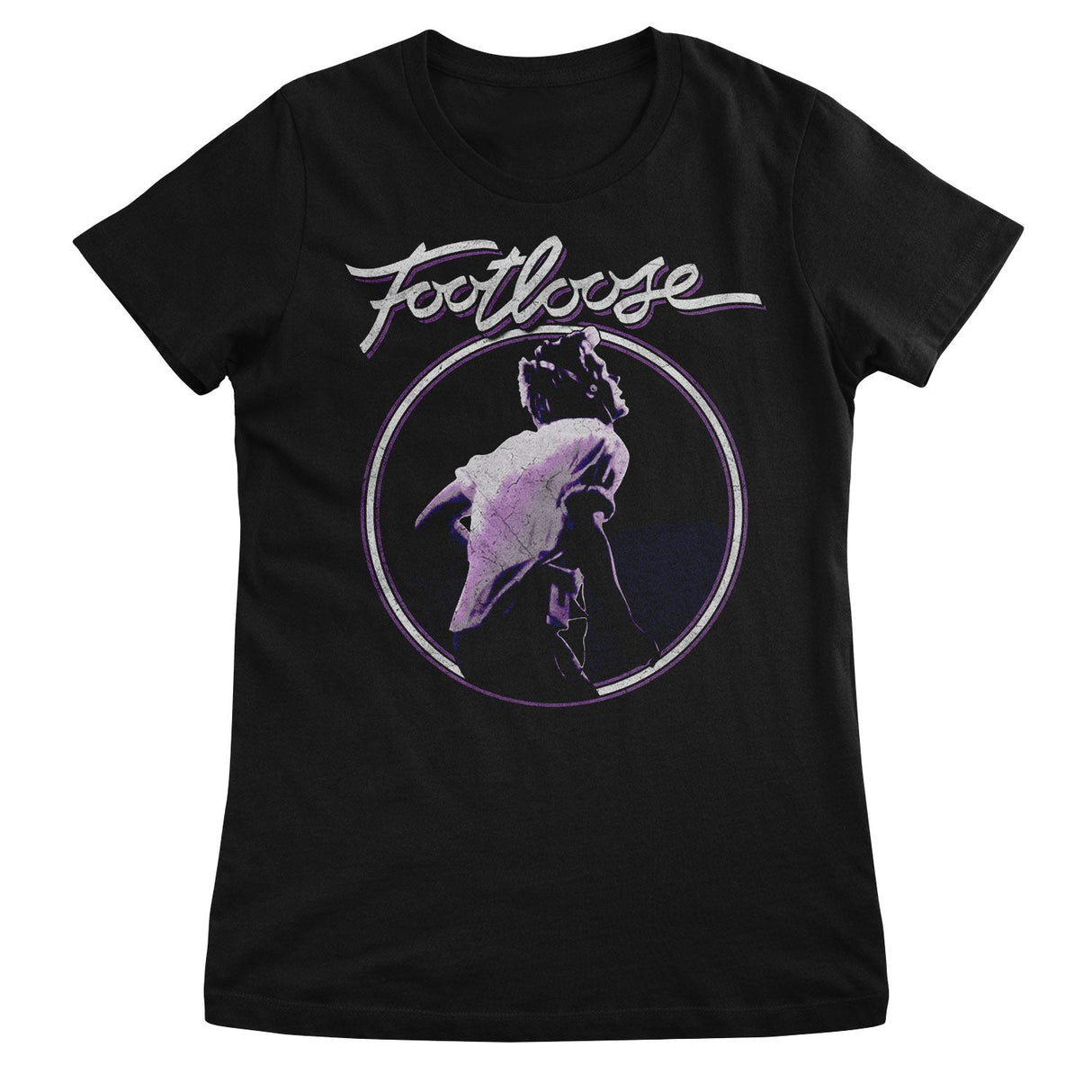 Footloose Circle Poster Girly Tee