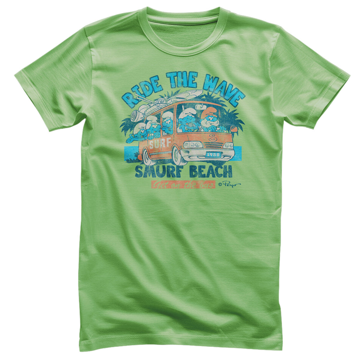 Ride The Wave - Smurf Beach T-Shirt