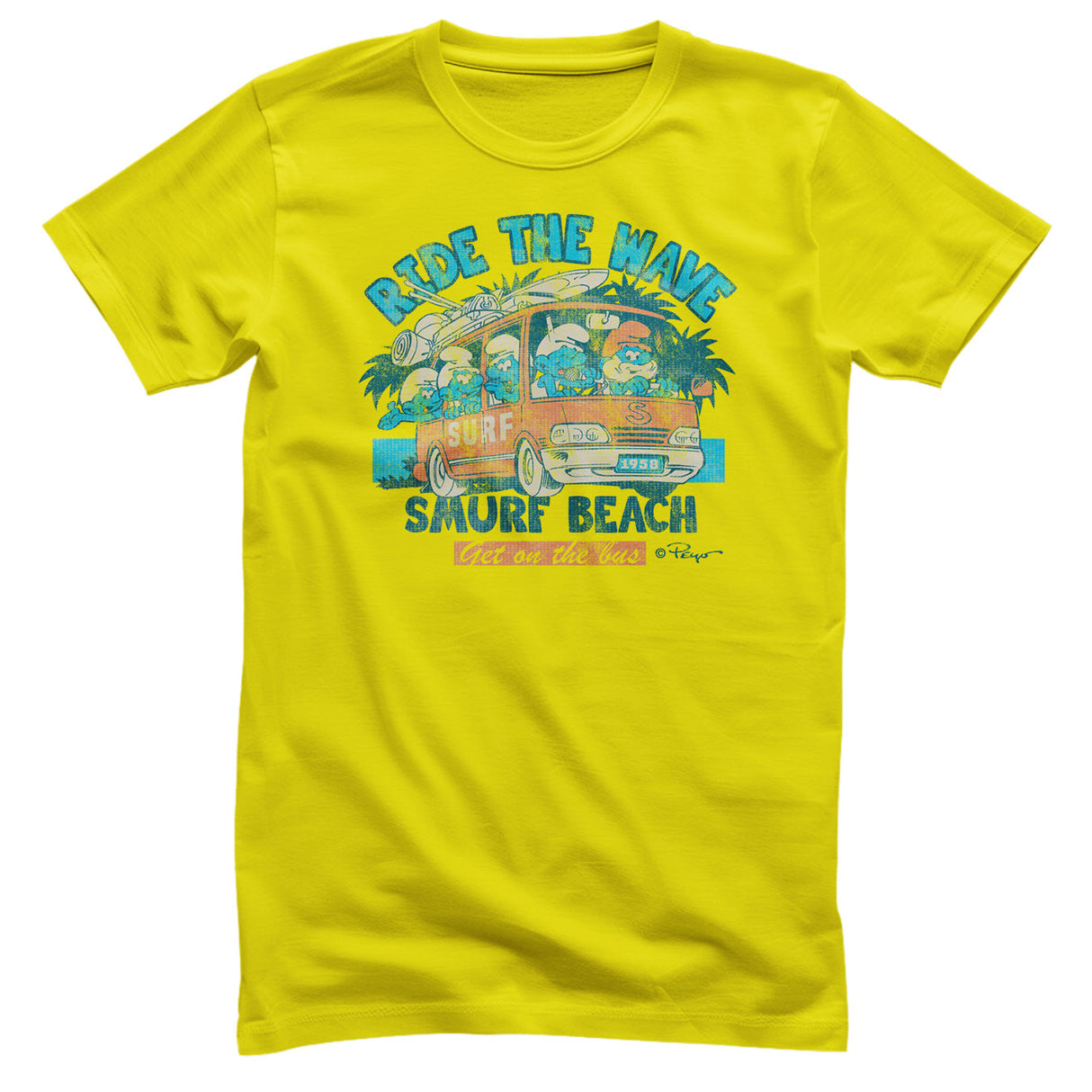 Ride The Wave - Smurf Beach T-Shirt