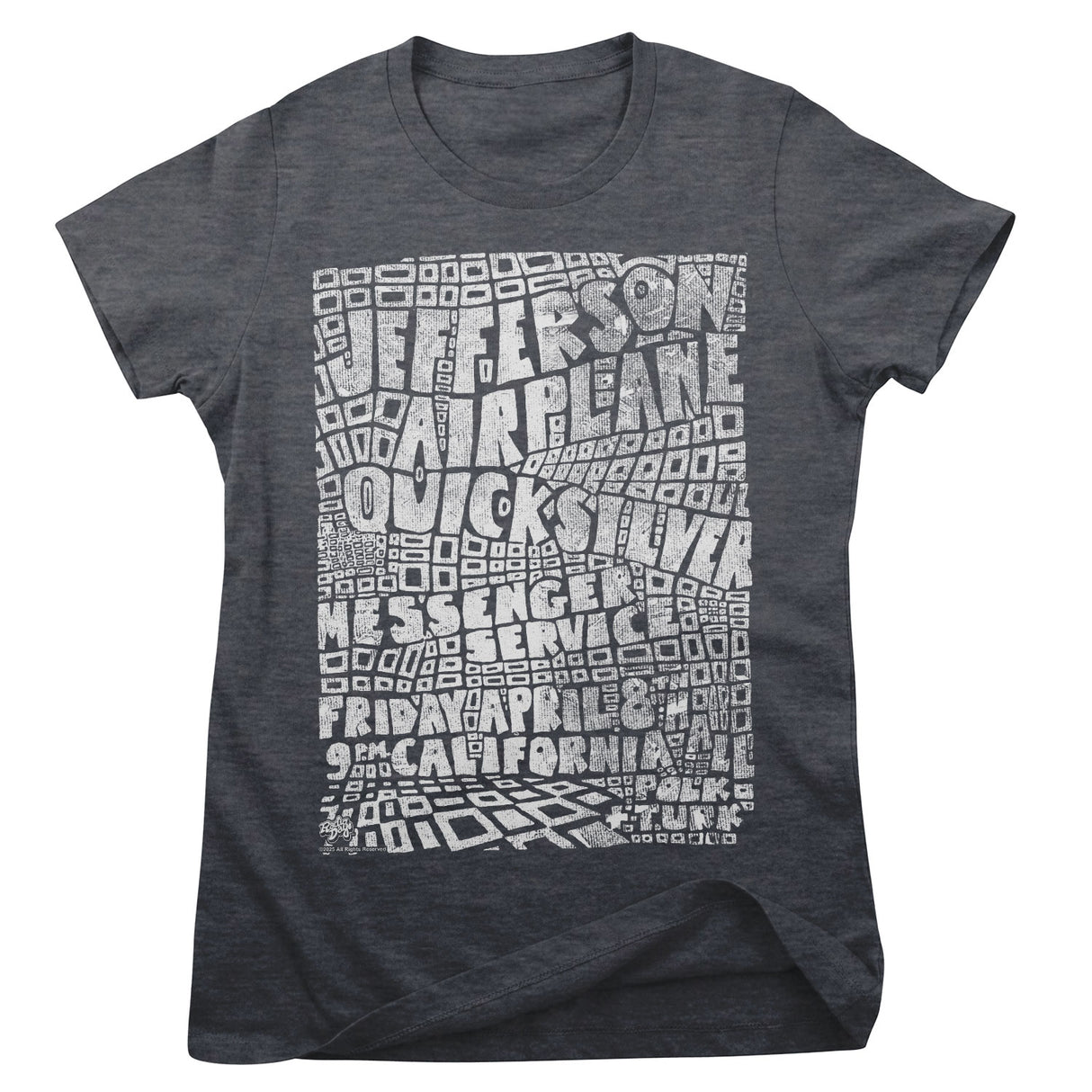 Jefferson Airplane Quicksilver Messenger Service Girly Tee