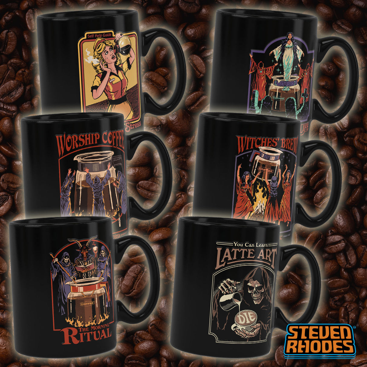 Steven Rhodes Coffee Mug Pack