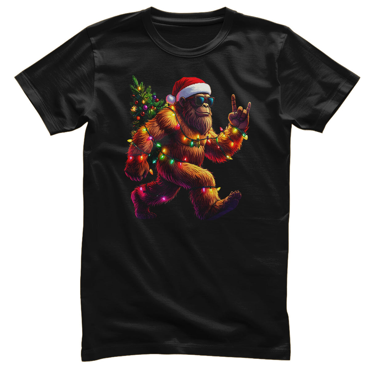 Christmas Bigfoot T-Shirt