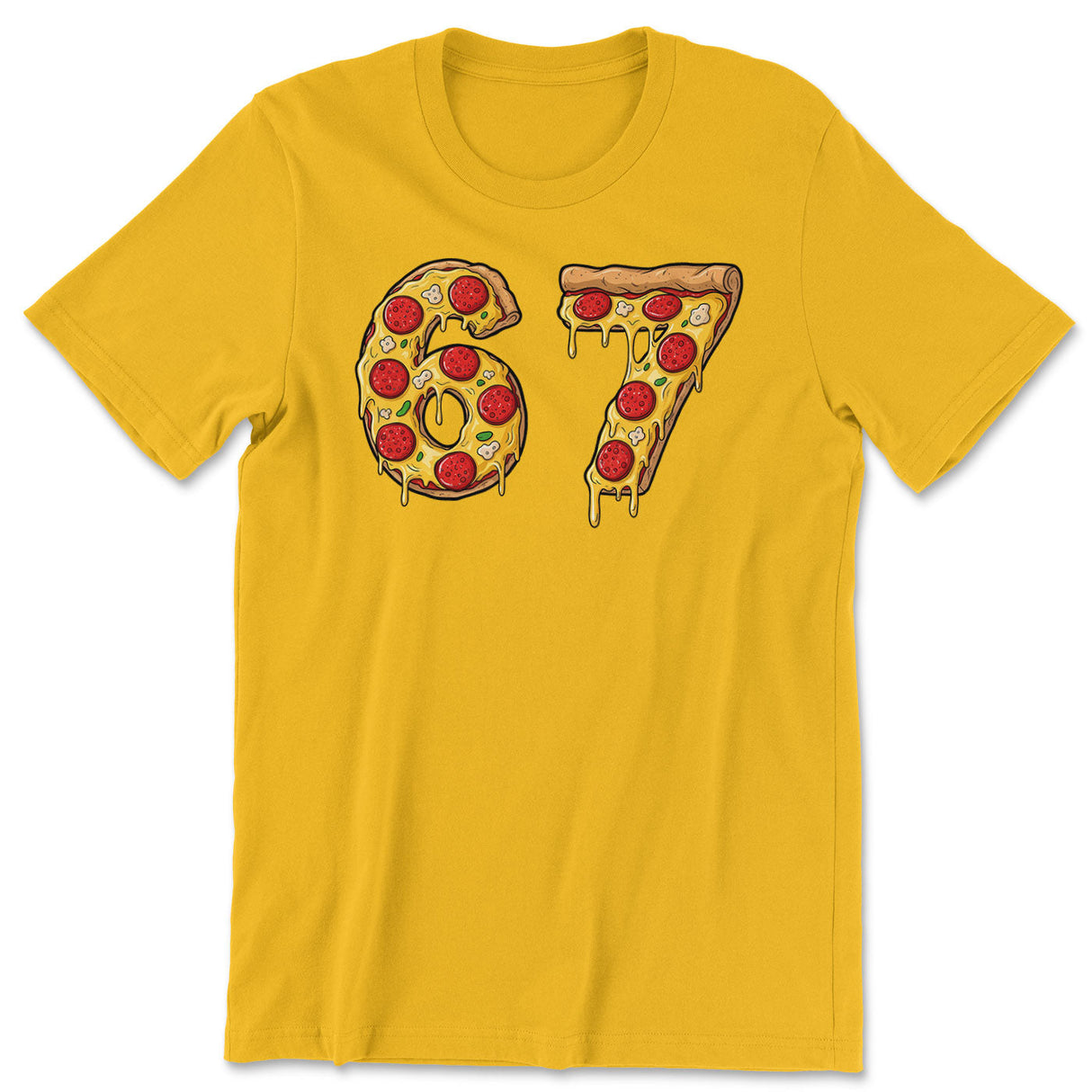 Six Seven Pizza Slice Tee