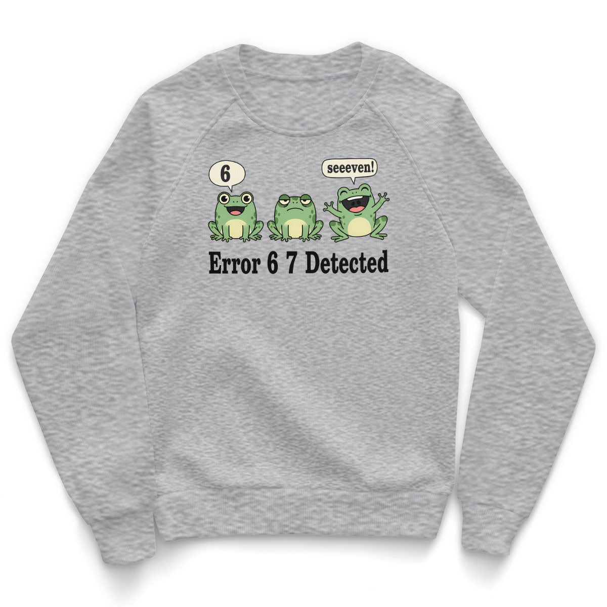 Error Six Seven Detected Kids Sweatshirt