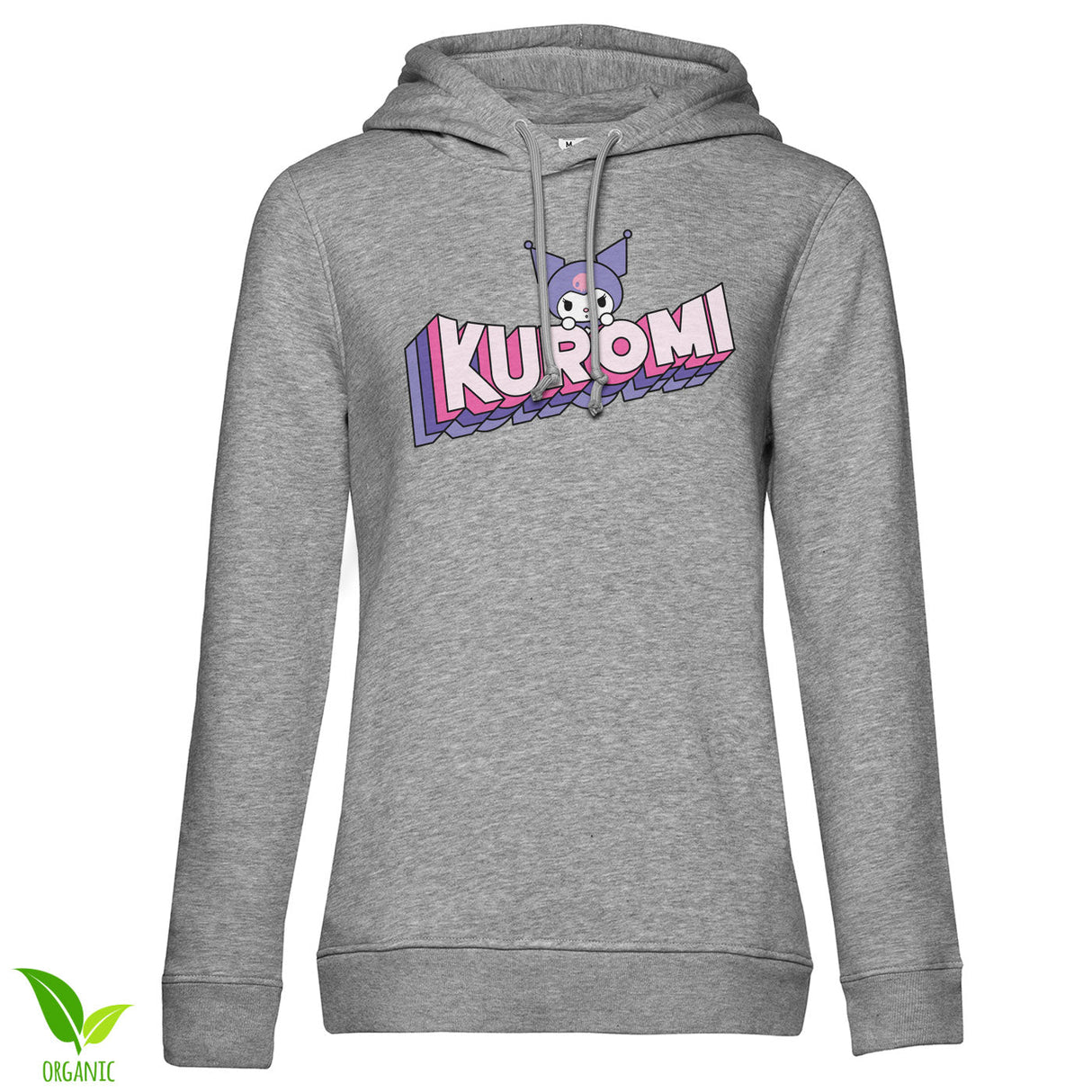 Kuromi Retro Pop Logo Girly Hoodie