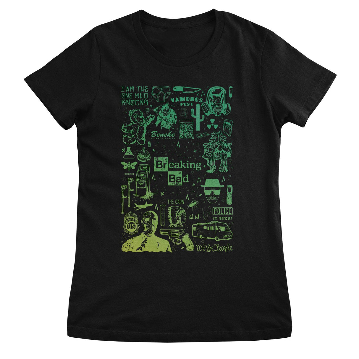 Breaking Bad Icons Mashup Girly Tee