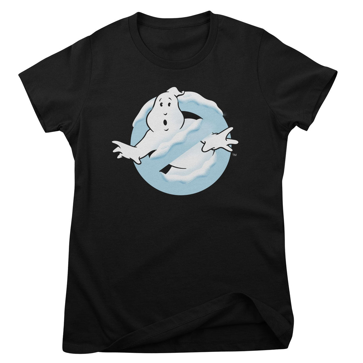 Ghostbusters Winter & Snow Logo Girly Tee