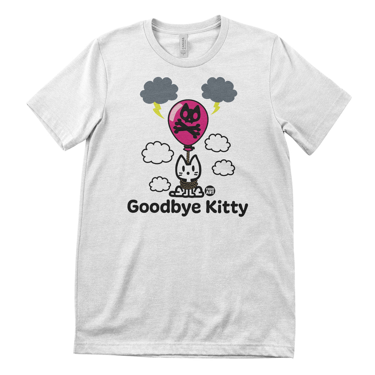 Goodbye Kitty Balloon - ToddArt T-Shirt