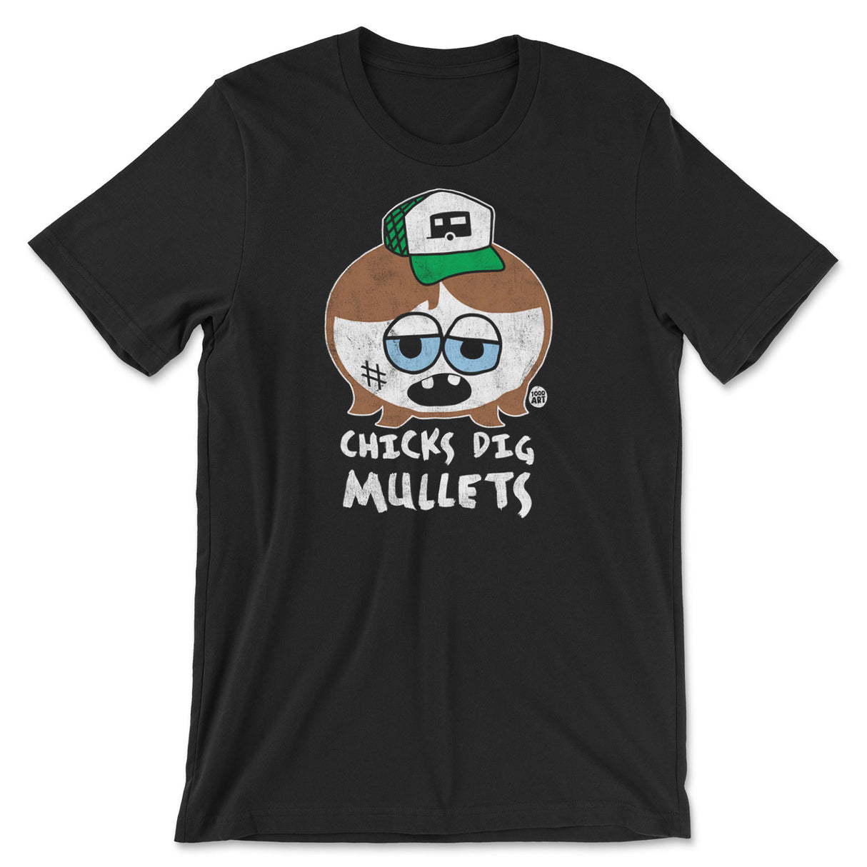 Silly Hillbilly - Chicks Dig Mullets - ToddArt T-Shirt