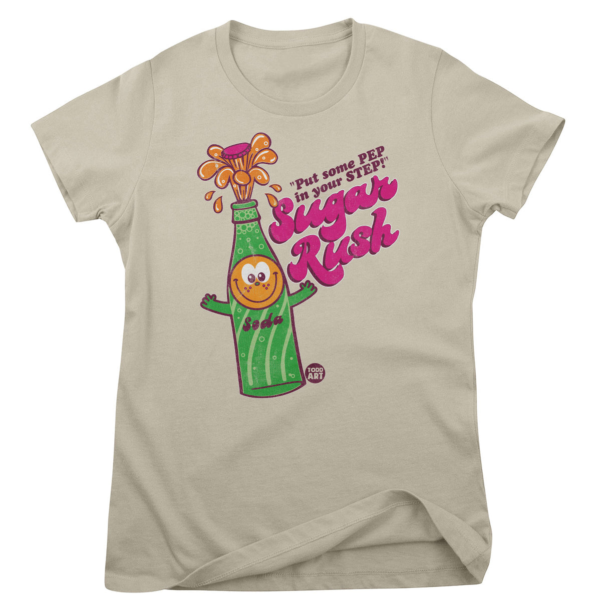 Sugar Rush Soda - ToddArt Girly Tee