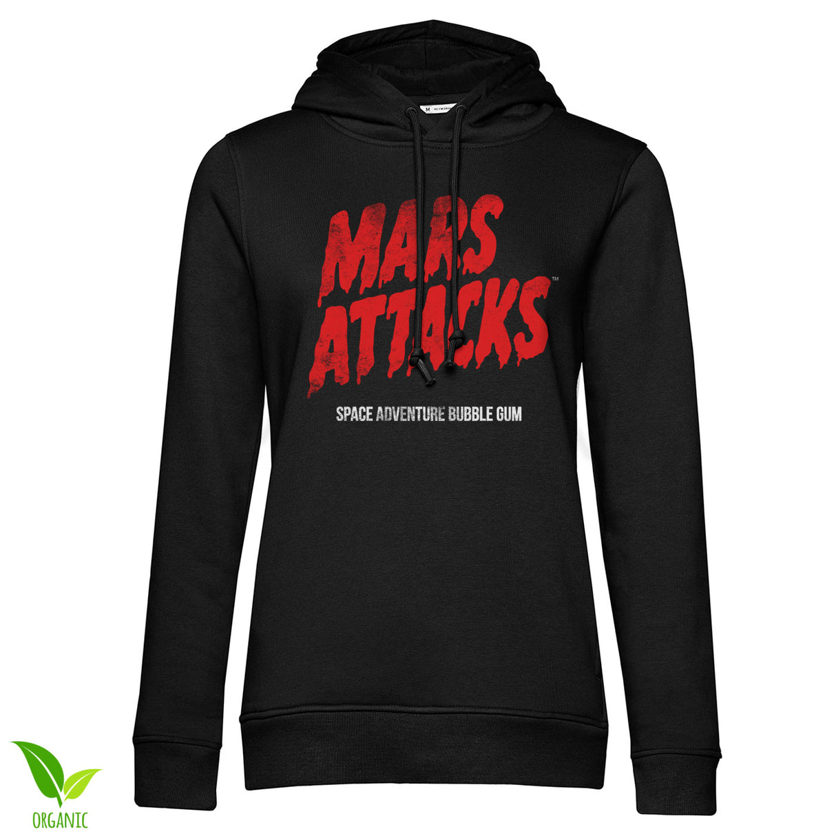 Mars Attacks Distressed Logo Girly Hoodie