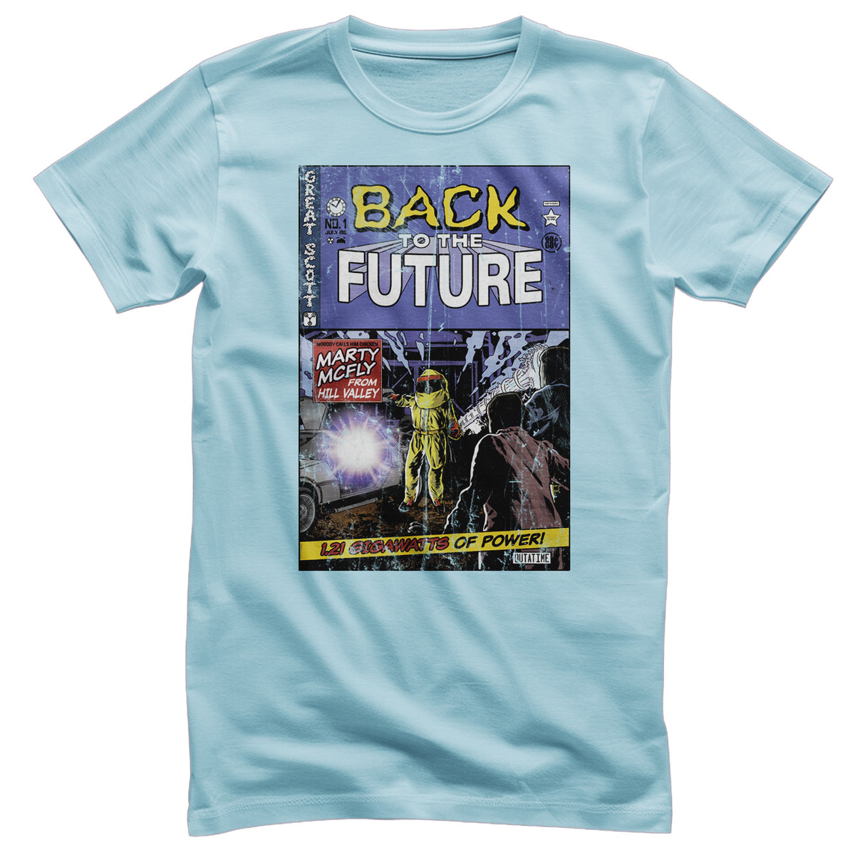 Back To The Future Comic Book Cover T-Shirt