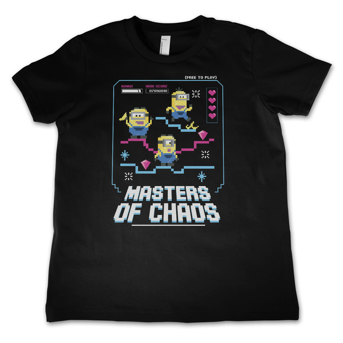 Minions - Masters Of Chaos Kids Tee