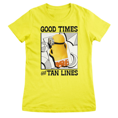Minions - Good Times & Tan Lines Girly Tee