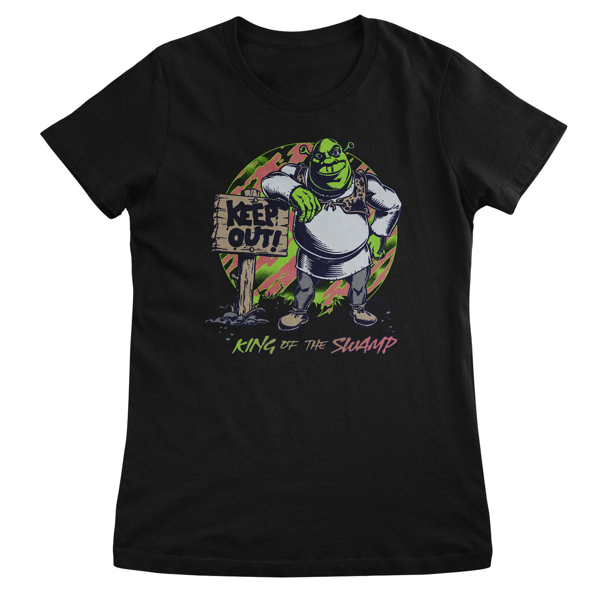 KEEP OUT - King Of The Swamp Girly Tee