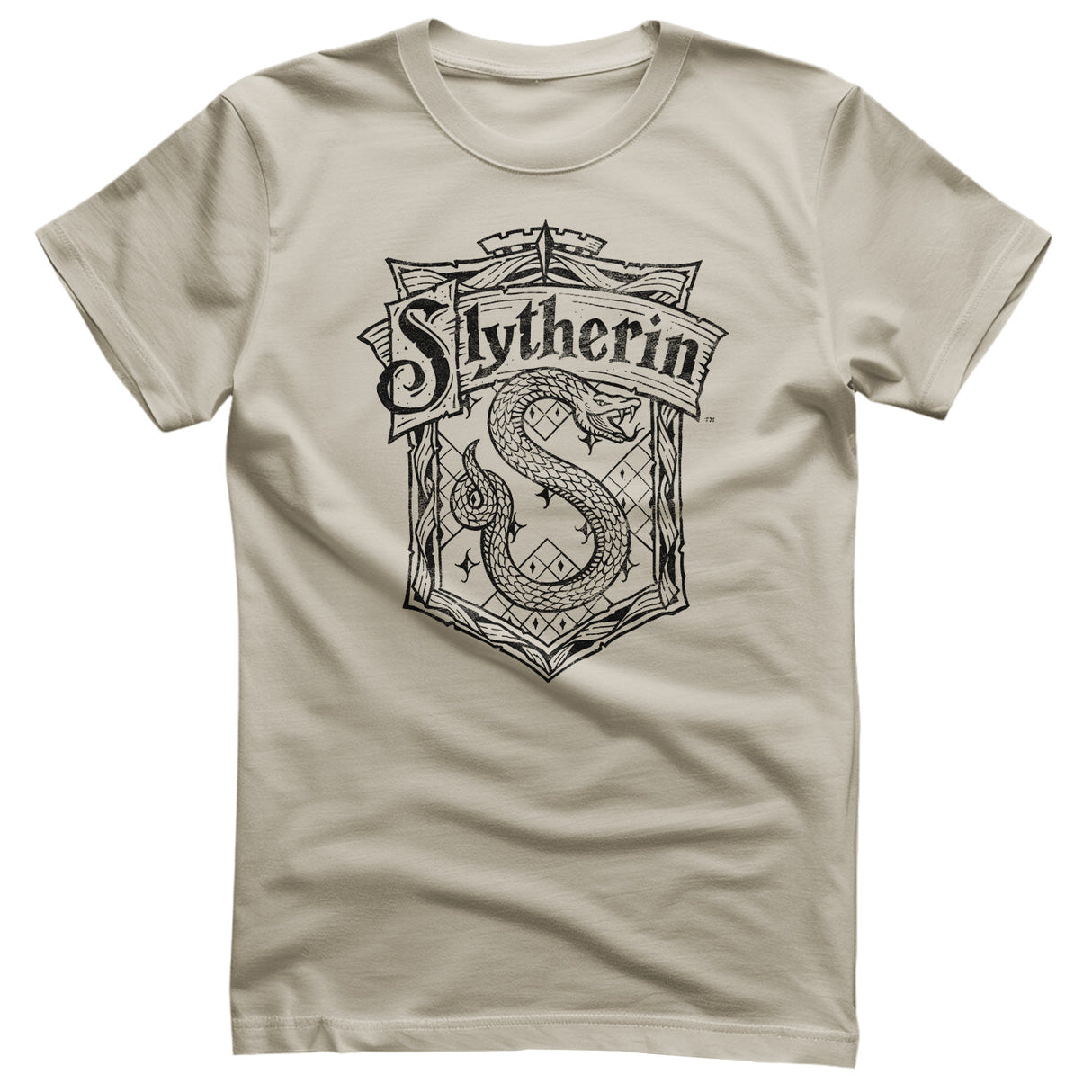 Harry Potter - Slytherin Washed Crest T-Shirt